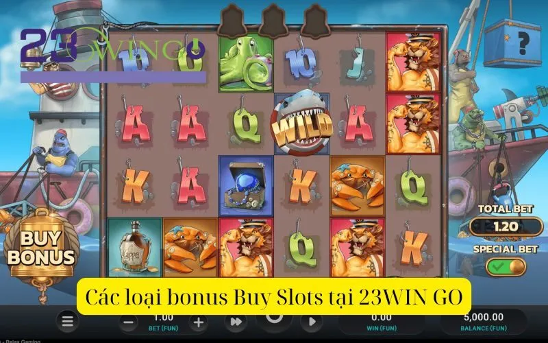 Các loại bonus Buy Slots tại 23WIN GO